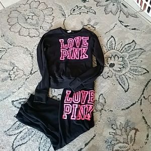 Pink Victoria secret sweats set